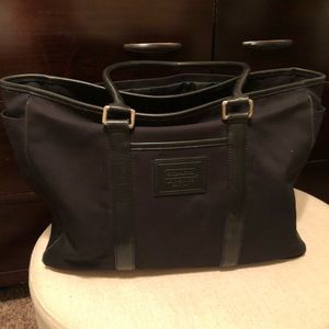 Large black Coach shoulder bag